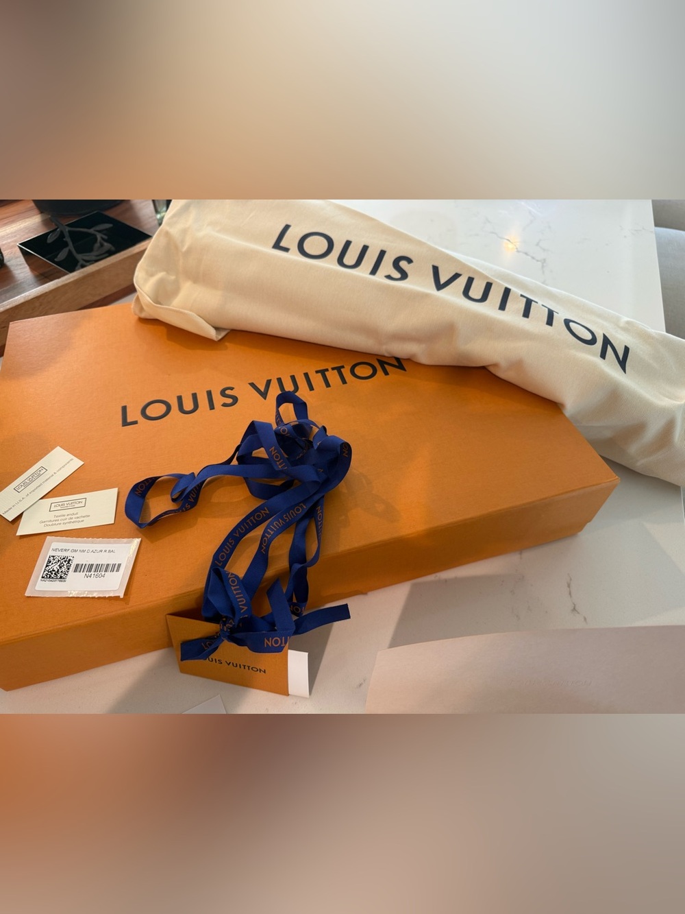 Louis Vuitton Neverfull GM - Damier Azur with Rose Ballerine Pink interior - LV - Picture 13 of 16
